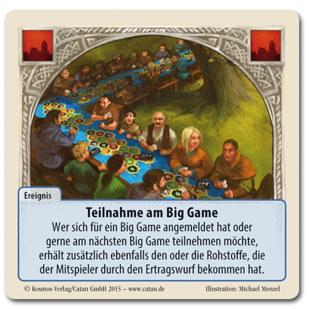 CATAN Duell Sonderkarte BigGame