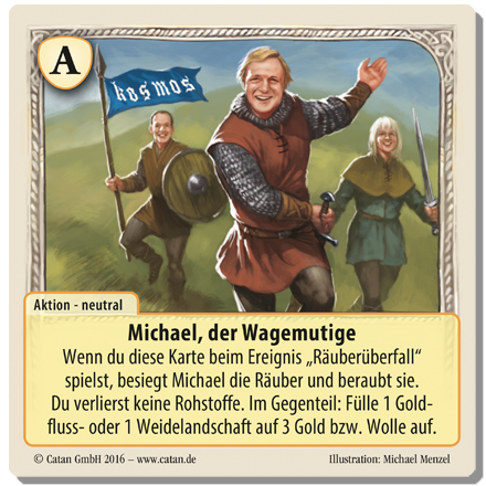CATAN Duell Sonderkarte Michael