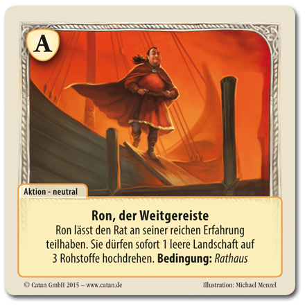 CATAN Duell Sonderkarte Ron