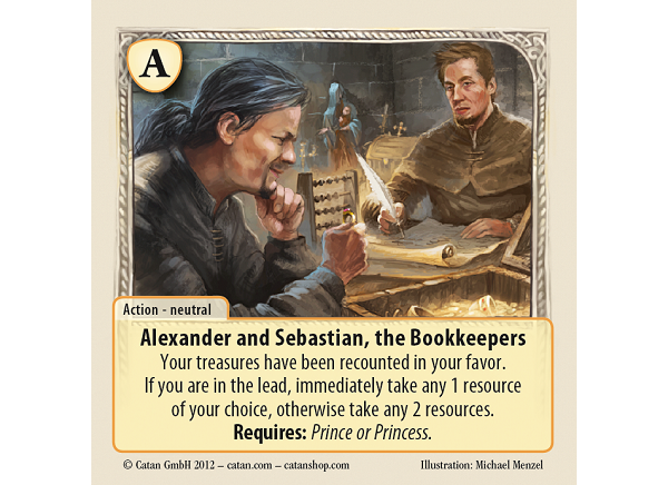Rivals for CATAN Special Card Alexander and Sebastian