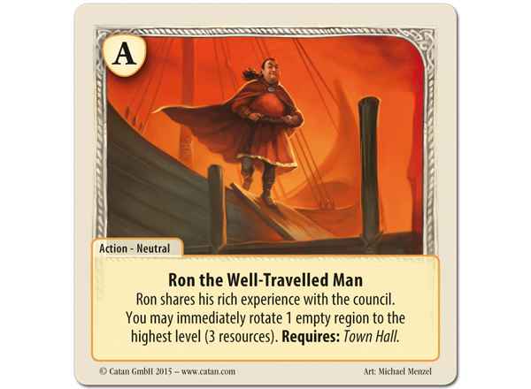 Rivals for CATAN Special Card Ron