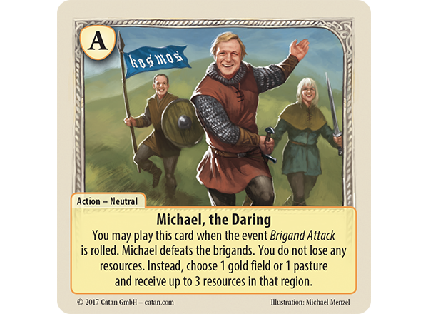 Rivals for CATAN - Special Card Michael