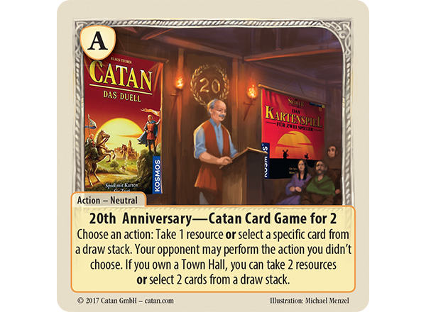 Rivals for CATAN Special Card 10 Anniversary