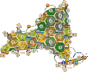 CATAN Geographies New York map