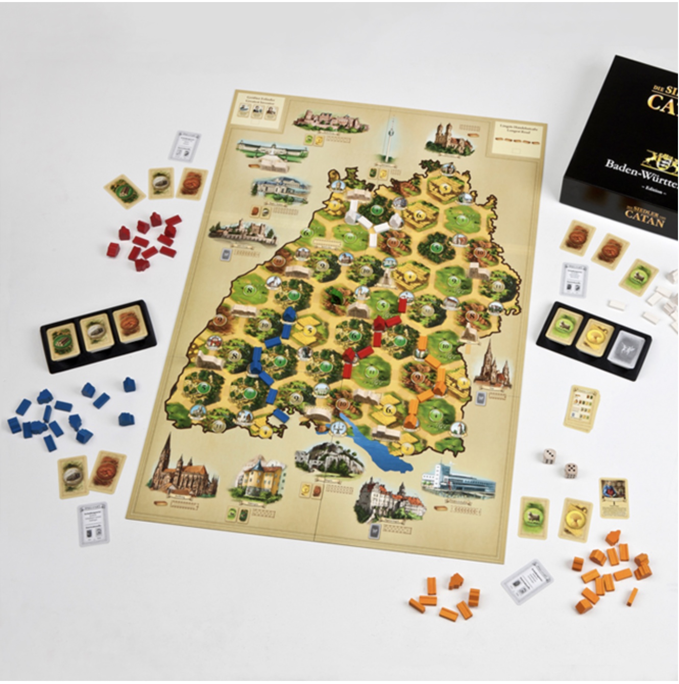 CATAN - Baden-Württemberg - Sonderedition - Spielplan