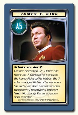 Star Trek CATAN Karten Kirk