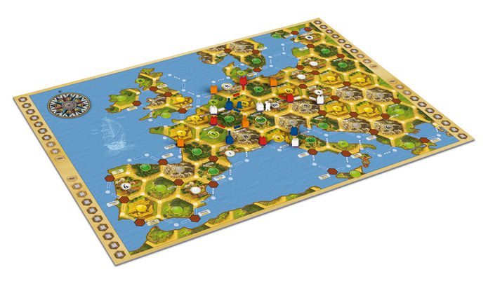 CATAN - Aufbruch der Händler - Spielplan