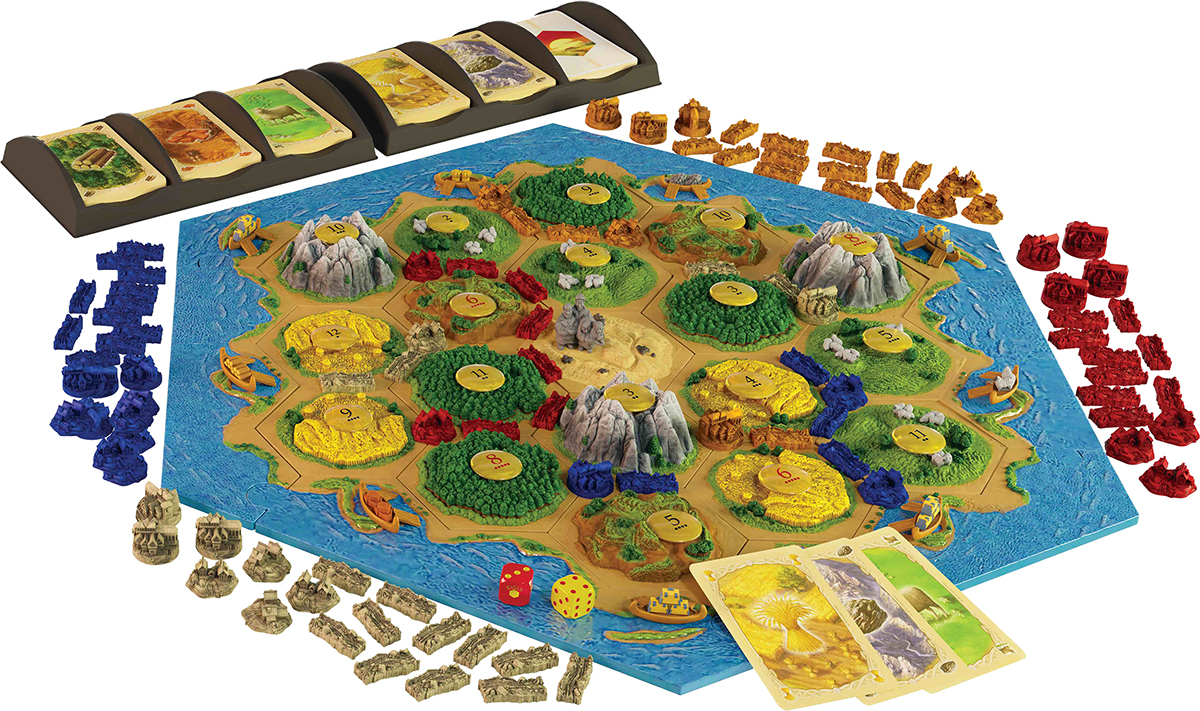 New Table Top Game Board Game Catan 3D Edition 
