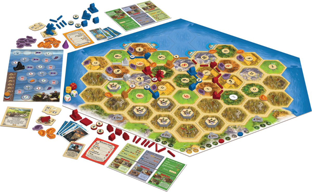CATAN Legend of the Conquerers Game Board
