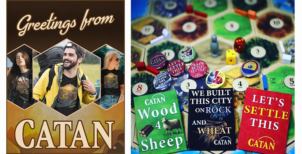 CATAN Merchandise by Rollacrit and Ata-Boy