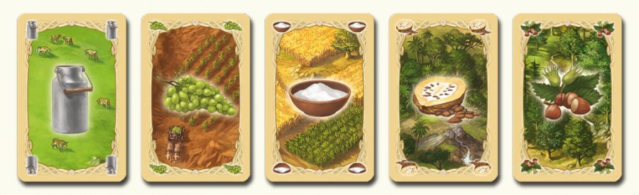 CATAN - Schokoladenmarkt - Rohstoffkarten