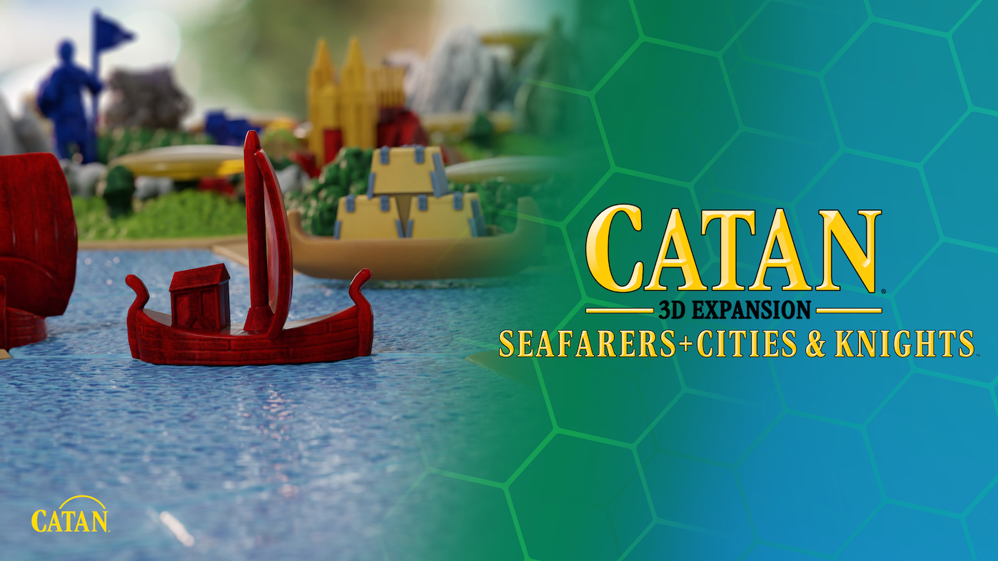 CATAN 3D Expansion - Seafarers + Cities & Knights