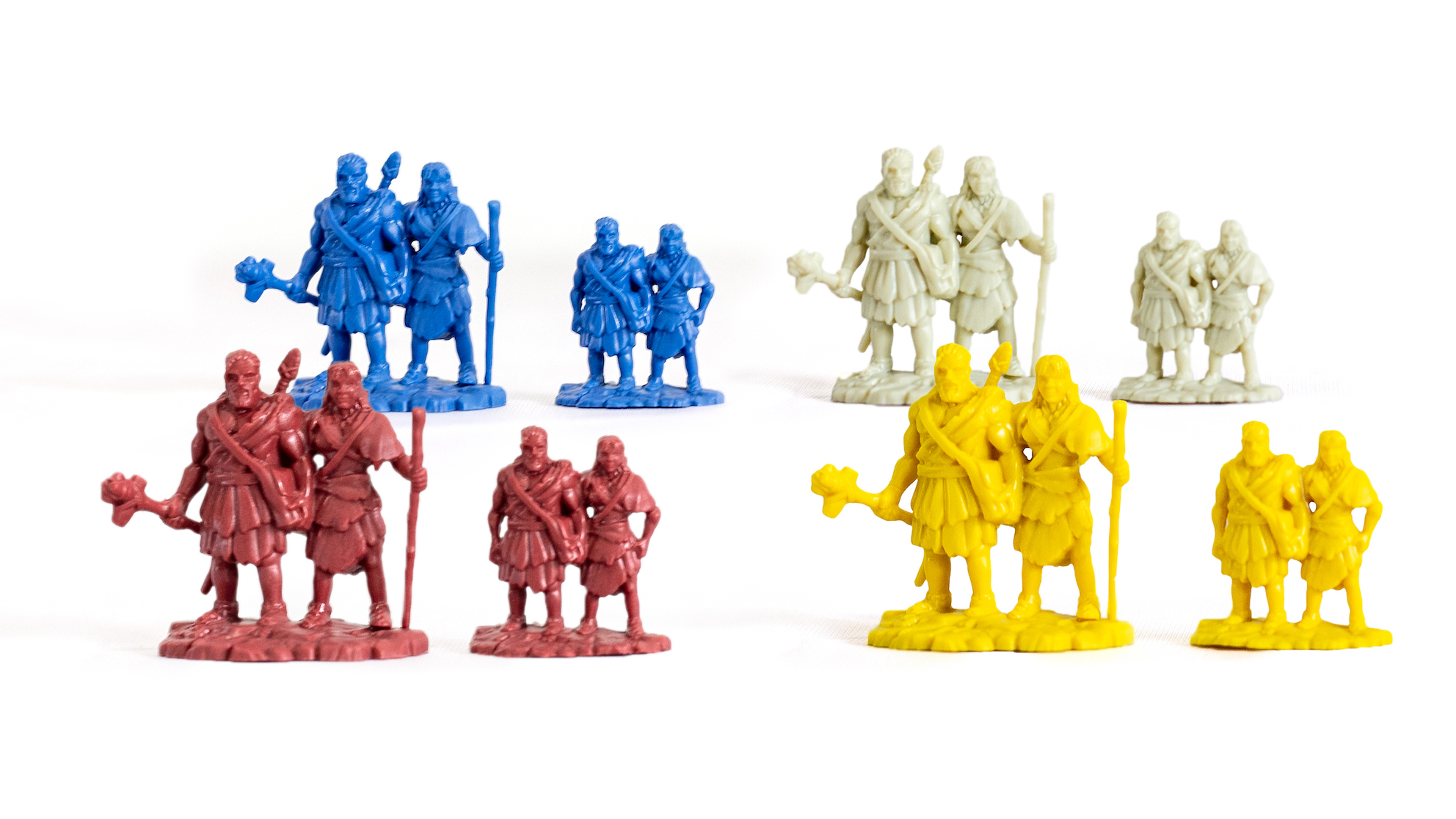 Player pieces for CATAN Dawn of Humankind
