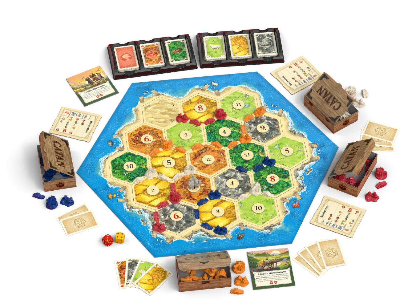 CATAN - Das Spiel (2025) Aufbau