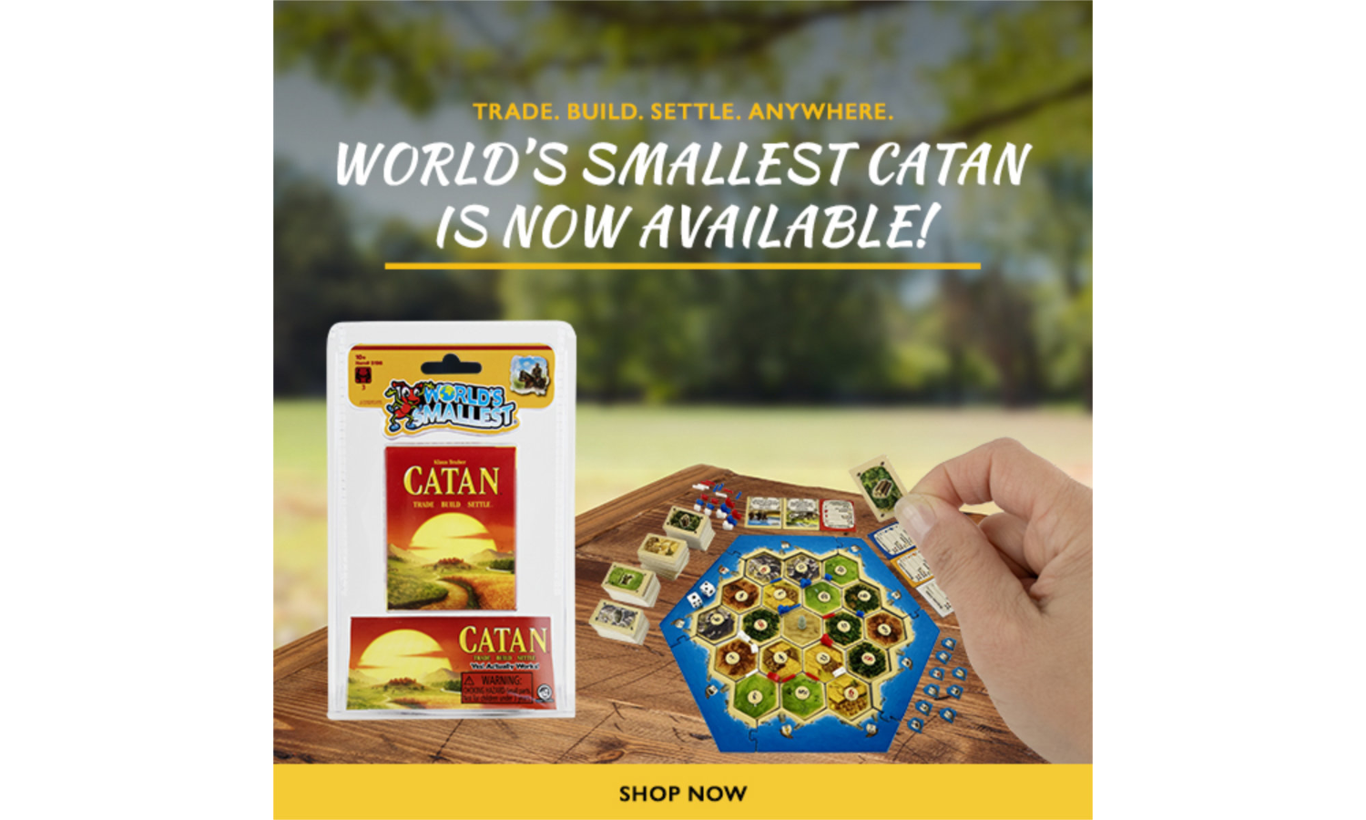 CATAN - The World´s Smallest Game