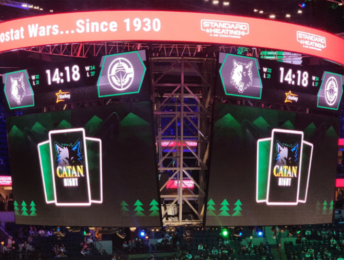 Timberwolves CATAN Night